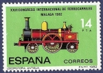 Stamps Spain -  Edifil 2671 Congreso int. de ferrocarriles 14