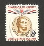Stamps United States -  lajos kossuth, gobernador de Hungría