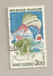 Stamps France -  Saint Florent