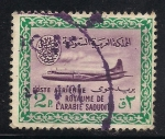 Stamps : Asia : Saudi_Arabia :  Aerolínea saudí Boeing 720B.