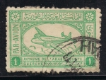 Sellos de Asia - Arabia Saudita -  Avión Embajador.