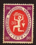 Stamps Germany -  Asamblea constituyente de WEimar
