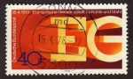 Stamps Germany -  25 años Europalsche Gemeinschaft fur Khole and Stahl