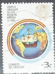 Stamps Uruguay -  Visita a Uruguay de los reyes de España