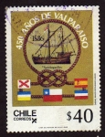 Stamps : America : Chile :  450 años de Valparaiso