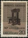 Sellos de America - Uruguay -  50 años de la Imprenta Nacional.