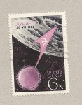 Stamps Russia -  Viaje a la luna