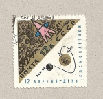 Stamps Russia -  Luna 10, estación automática lunar