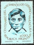 Stamps Argentina -  CENTENARIO DEL NACIMIENO CEFERINO NAMUNCURA