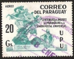 Stamps Paraguay -  CENTENARIO DEL INGRESO DE PARAGUAY A LA UNION POSTAL UNIVERSAL 