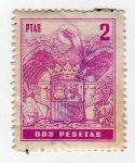 Stamps : Europe : Spain :  dos pesetas