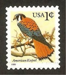 Sellos de America - Estados Unidos -  pájaro cernícalo americano