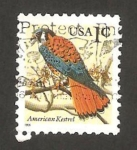 Stamps : America : United_States :  pájaro cernícalo americano