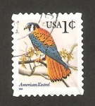 Sellos de America - Estados Unidos -  pájaro cernícalo americano