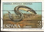 Stamps Spain -  Fauna - Anguila