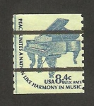 Sellos del Mundo : America : Estados_Unidos : piano antiguo