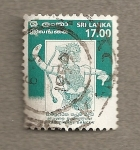 Stamps Asia - Sri Lanka -  Danza ignal