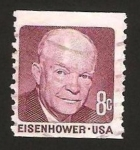 Stamps United States -  presidente eisenhower