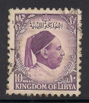 Sellos de Africa - Libia -  Rey Idris de Libia (1889-1983)