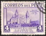 Stamps Peru -  IV CENTENARIO DE LA FUNDACION DE LA CIUDAD DE LIMA