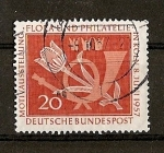 Stamps : Europe : Germany :  DBP / Exposicion floral y filatelica en Colonia.