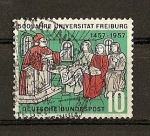 Stamps : Europe : Germany :  DBP / 5º Centenario de la universidad de Fribourg.