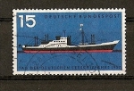 Stamps : Europe : Germany :  DBP / Dia de la Marina.