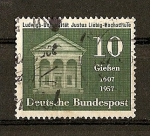 Stamps : Europe : Germany :  DBP / 350 aniversario de la escuela Justus Liebig