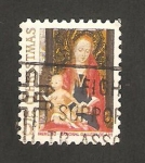 Stamps United States -  Navidad, la virgen y el niño