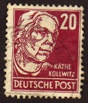 Stamps Germany -  Kathe Kollwitz