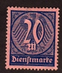 Stamps Germany -  cifras