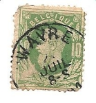 Stamps : Europe : Belgium :  correo terrestre