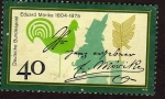 Stamps Germany -  Symbole Turmhahn und Schreibfeder