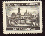 Stamps Germany -  Cechy a Morava 