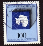Stamps : Europe : Germany :  Antarktis -Vertrag