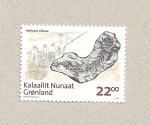 Sellos de Europa - Groenlandia -  Fósiles