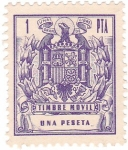 Stamps Spain -  España. Timbre móvil