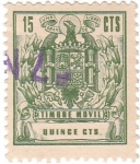 Stamps Spain -  España. Timbre móvil