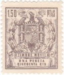 Stamps : Europe : Spain :  España. Timbre móvil