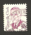 Stamps United States -  grenville clark, hombre de estado