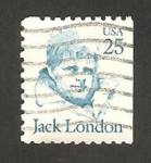 Stamps United States -  jack london, escritor