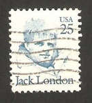 Sellos de America - Estados Unidos -  jack london, escritor