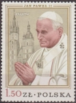 Sellos del Mundo : Europa : Polonia : Polonia 1979 Scott 2338 Sello Nuevo Papa Juan Pablo II Catedral de Cracovia Canada Polska Poland