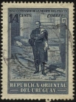 Stamps Uruguay -  100 años de la muerte del Procer. El General Artigas en la puerta de la Ciudadela de Montevideo.