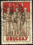 Sellos de America - Uruguay -  CIES. Consejo Interamericano Económico y Social. Punta del Este año 1961