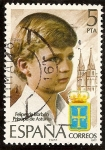 Stamps : Europe : Spain :  Felipe de Borbón, principe de Asturias