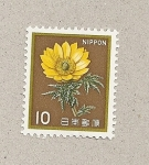 Stamps Japan -  Amur adonis