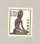 Stamps Japan -  Templo Maitreya Horyuji