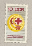 Stamps Germany -  50 aniv. Liga de las sociedades de la cruz roja