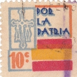 Stamps : Europe : Spain :  Por la Patria